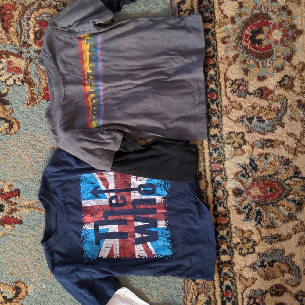 Toddler boy graphic band shirts